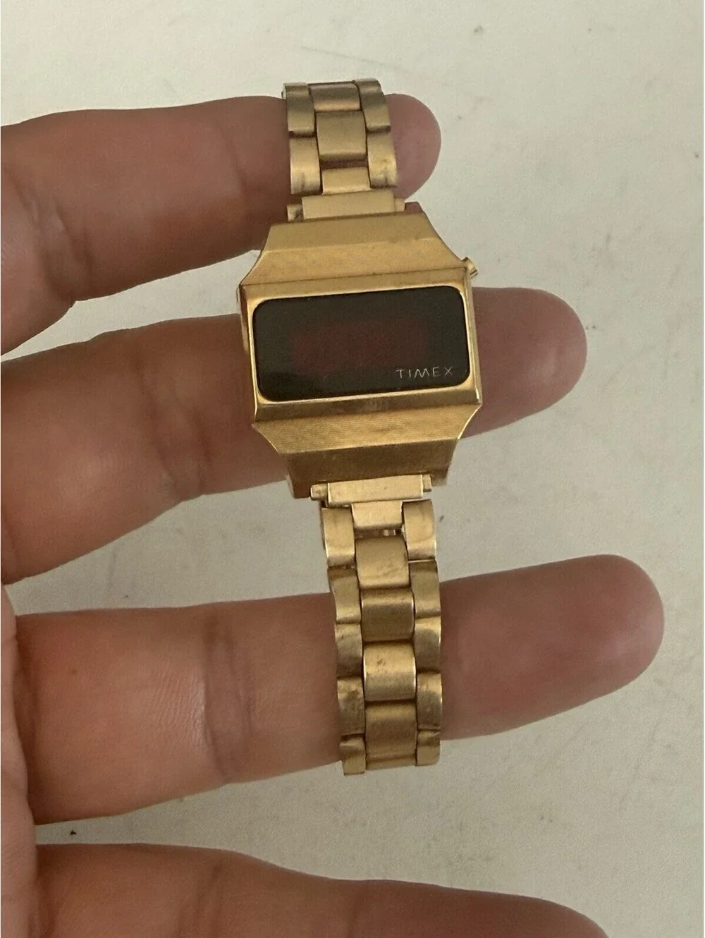 Vintage Timex SSQ 227 RED LED  Digital Watch F Cell With New Battery